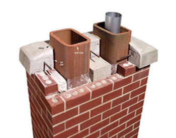 Diagram Of A Brick Chimney