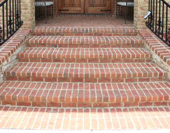 Beautiful Brick Steps And Brick Porch